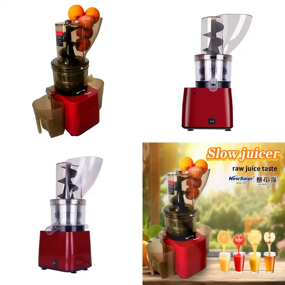 Juicer Cold Press Slow - Paslanmaz Çelik Makine Meyve Sebze Sıkacağı