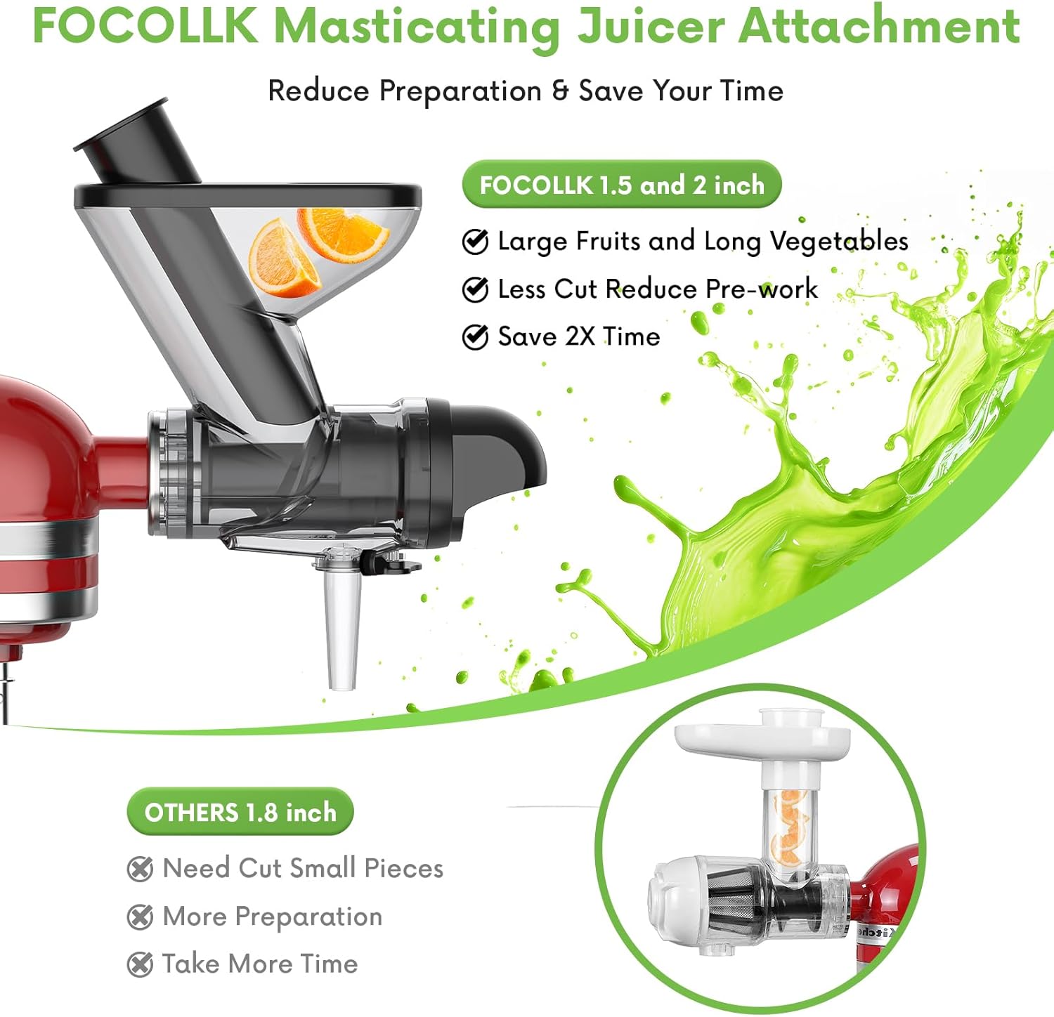 KitchenAid Stand Mikser için Ç - Juicer Cold Press Slow incelemesi ve fiyatı