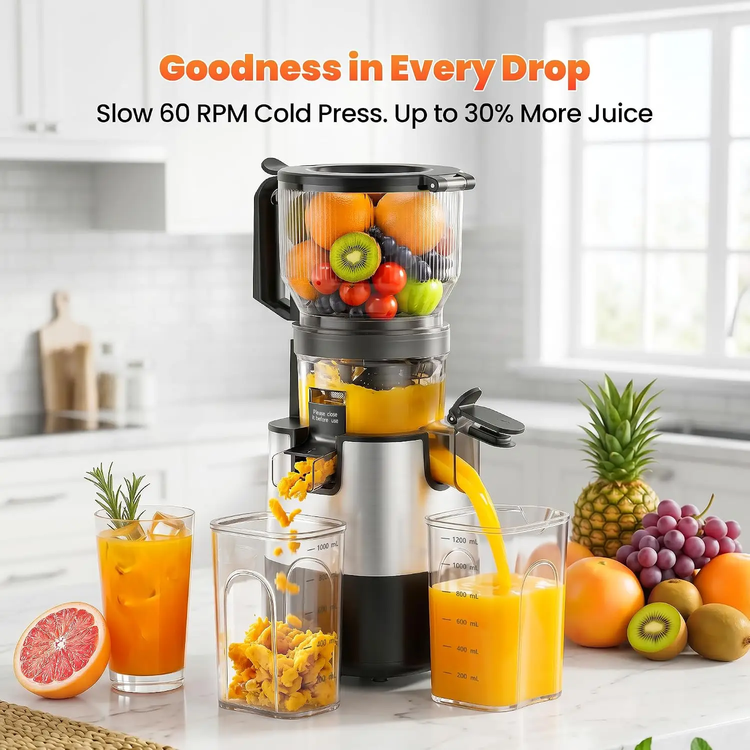 Çok Satan 3'ü 1 Arada Soğuk Sı - Juicer Cold Press Slow incelemesi ve fiyatı
